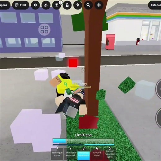Move set do Gojo Shinjuku #jujutsushenanigans #jjkgame #roblox