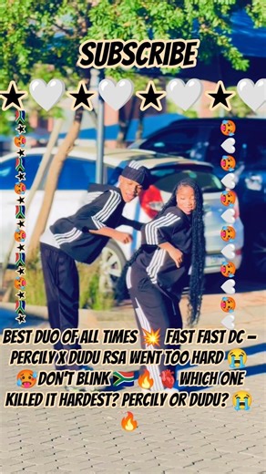 BEST DUO OF ALL TIMES 💥 FAST FAST DC — Percily x Dudu RSA Went Too Hard 😭🥵Don’t Blink 🇿🇦🔥