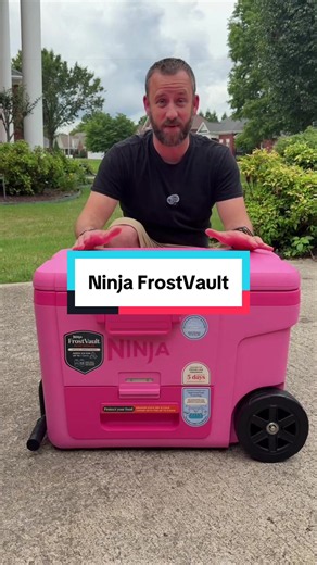 Ninja FrostVault 45qt Cooler with Wheels #frostvault #cooler #ninjacooler #ninjafrostvault #tiktokshopcreatorpicks