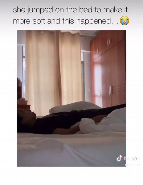 Girl Jumping on Hotel Bed Meme