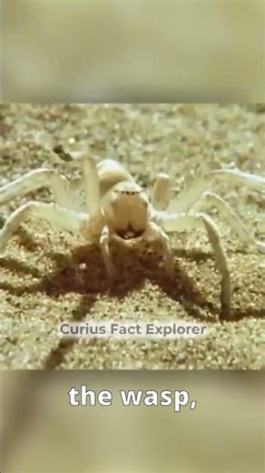 The #spider that mastered physics in its battle against hunting wasps #animals #fish #factsanimal