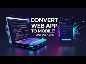 Convert Website to Mobile App in Minutes! (HTML, CSS, JS or Link to Android(Free)/iOS(Paid))