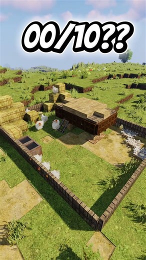 I Built a Chicken Farm in Minecraft 🐔🏠 #minecraft #shorts