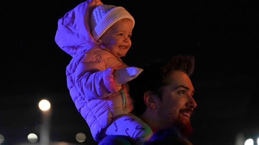 See CSX Holiday Santa Train roll into Erwin after Hurricane Helene