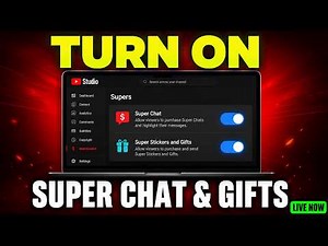 How To ACTIVATE Gifts & Super Chat On YouTube Livestreams (Full Setup Guide)