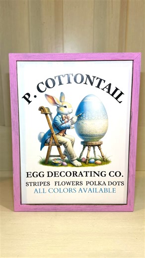 Easy Easter Sign Dollar Tree DIY with free printable #dollartree #easterdiy | Crafty Beach