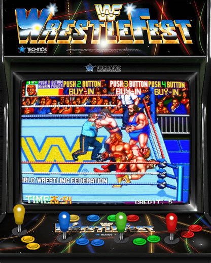 Did you know WWF WrestleFest was the ultimate wrestling arcade game of the ’90s? Released in 1991, it let fans play as legends like Hulk Hogan, The Ultimate Warrior, and Jake ‘The Snake’ Roberts with flashy moves and tag-team chaos. #wrestling #wwf #WWE #arcade #retrogaming #gaming | Classic Replay