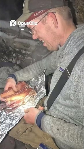 Cooking Moose Ribs Simple Dinner in the Wilderness
