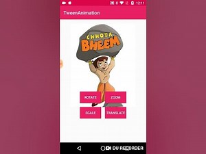 Animations in Android - Rotate,Scale,Translate,Zoom animations in Android