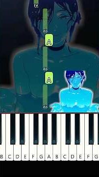 In the pool - Kensuke Ushio (EASY Piano Tutorial)
