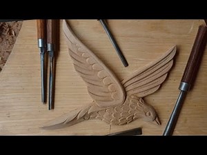 Bird making woden carved for biginars