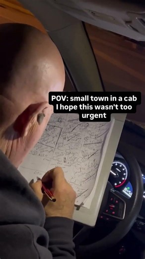 Small town cab 🚕 experience