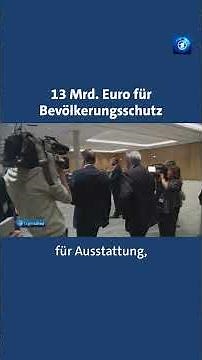 Innenministerkonferenz: 13 Milliarden Euro für den Bevölkerungsschutz #tagesschau #nachrichten