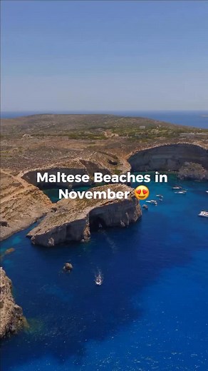 Maltese beaches in November 😍 Still beach weather, still magic ✨🏖️ 🎥 @skyviewmalta #malta #gozo #comino #november #2025 #magic #heaven #beach #visitmalta #discovermalta | Discover Malta