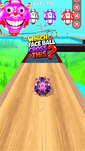 Which alien ball Cross this Bridge ❓#shorts #goingballs