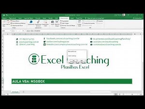 Inserir MsgBox no Excel - vbYesNo Exibir botões Sim e Não