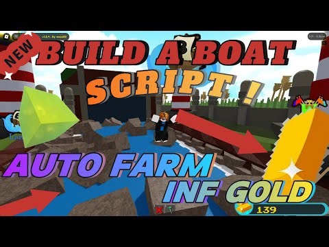 Build A Boat For Treasure Script | (Auto Farm Gold/Block, Inf Gold, OP Auto Farm)