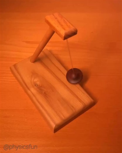 physicsfun on Instagram: "Magnetic Chaotic Pendulum: this beautifully designed “perpetual pendulum” has been in my collection since 1990. The ufo shaped bob has a magnet embedded in it and the base has a battery and simple coil circuit that gives the bob a tiny push each time it swings through the center. An array of 5 permanent magnets are also hidden in the wood base (wait for reveal with magnetic viewing film) and these magnets produce the chaotic motion- not random, but very sensitive to sli