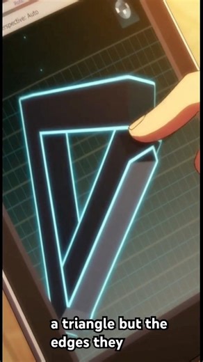 Penrose Triangle Illusion