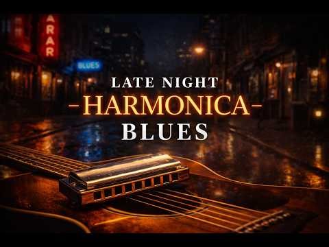Midnight Harmonica Blues 🎵 Southern Porch Music for Deep Focus & Relaxation (1 Hour)