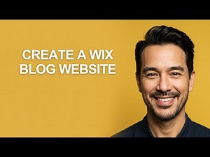 Create A Wix Blog Website - KevinHowTo