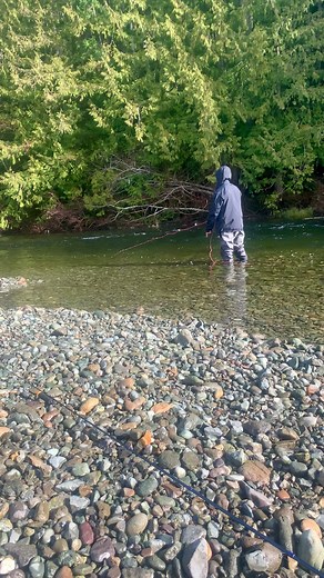 Spey Casting for Salmon and Steelhead Fishing in Vancouver Island