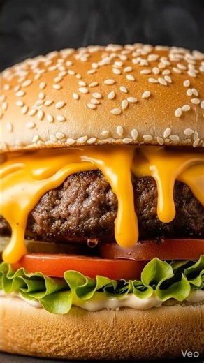 Cheese Explosion Burger! 🧀🍔🤤 #foodshorts #food #cheesepull