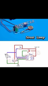 Automatic Street Lamp Using LDR Schematics | Electric 2.0