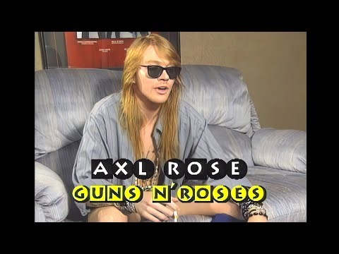 MTV NEWS: Guns N' Roses - Alpine Valley Music Theater (1991) (Live Clips & Interview by Kurt Loder)