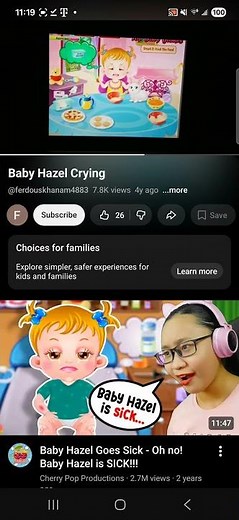 Baby Hazel actual game footage. not sora