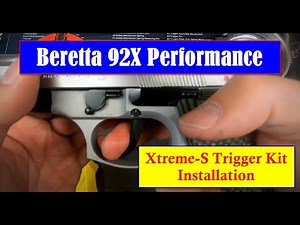 Beretta 92X Performance Fire Control Xtreme-S Trigger Kit Installation