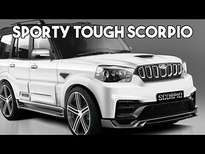 MAHINDRA SCORPIO SPORTS | MAHINDRA SCORPIO MODIFIED WITH SPORTY STYLE | Virtual Tuning Timelapse
