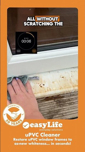 Restore your uPVC in 30 seconds. No scrubbing required!