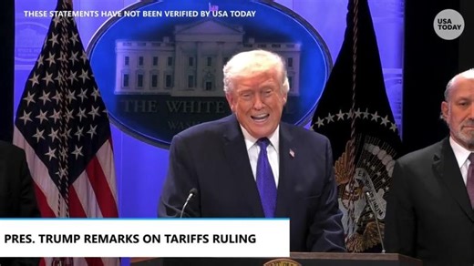 Full Trump press conference after Supreme Court tariffs decision, Iran war threat | Mariana Flores ⚡️