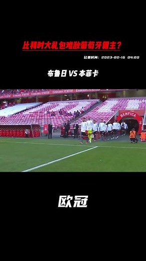 欧冠 布鲁日 VS 本菲卡
