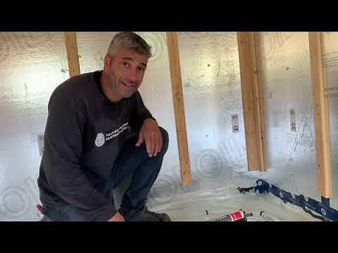 Insulate and seal your concrete floor against moisture and ground gases.