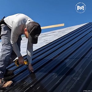 Putting Up ROOF Metal | MR Post Frame