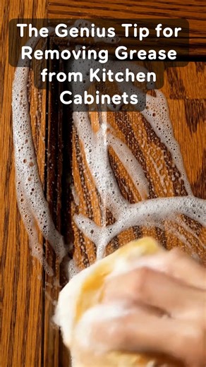 The Genius Tip for Removing Grease from Kitchen Cabinets | Homestead Gardening