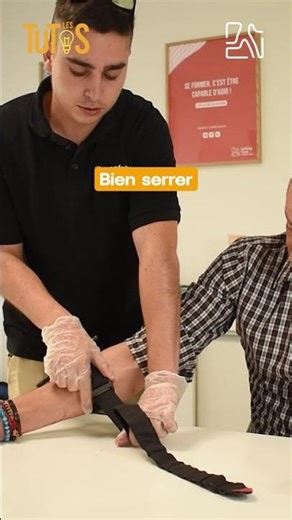 Un garrot ça se pose comment ?👨‍⚕️#santé #soins #sécurité