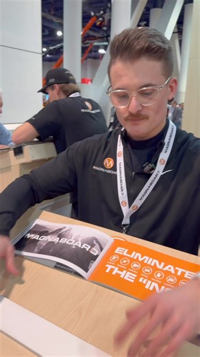 411K views · 1.1K reactions | Would You Install Trim With Magnets?! #magnetic #trimwork #construction #innovation #tradeshow | BYOT | Facebook