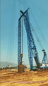 Powerful Ground Compaction: Heavy Duty Hammer Machine Smashes Soil in Construction Site! 🏗️💥