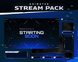 Terminator Animated Stream Package-twitch Graphic Overlay/futuristic Modern Design/sci-fi Space/celestial/galaxy/shell Head/jarvis AI - Etsy UK