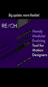 Made with Reach by @fredericberria https://aescripts.com/reach #aftereffects #aescripts #reach From now on you can manage the buttons from the UI to access the features that you need. This is Reach for #aftereffects . Unique. Inevitable. Available on @aescripts Created for #motiondesigner #edit #dwaign #animate #timesaver #aftereffectsedit #aescripts | aescripts | Facebook
