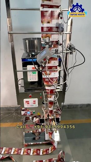 Pouch Packing Machine | QR Code/Batch Code Printing Thermal Inkjet (TIJ) Printer Creature Industry