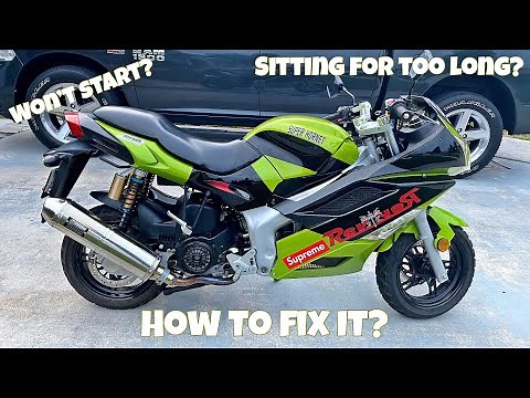 How To Start A Scooter That Has Been Sitting For Months/Years - 50/125/150cc
