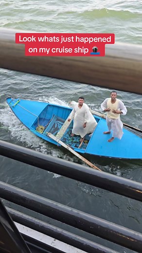 Man Shouts at my Window on Cruise Ship | Shopping Salesman in Egypt