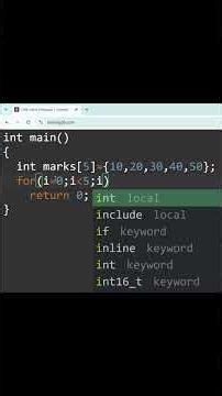 Arrays in C Explained | C Programming #shorts