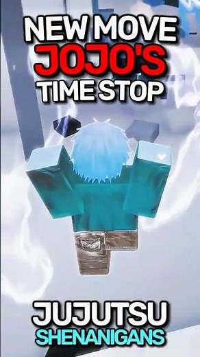 JJS NEW TIME STOP MOVE #jujutsushenanigans #jjs #roblox #shenanigans #jjk #anime