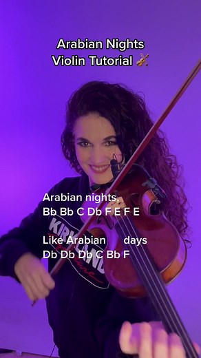 Arabian Nights Violin Tutorial for Beginners