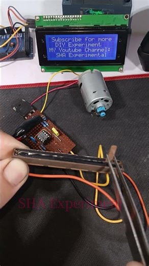 slide potentiometer test #potentiometer #electronics #experimnent